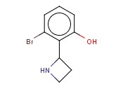2-AZETIDIN-2-YL-3-<span class='lighter'>BROMOPHENOL</span>