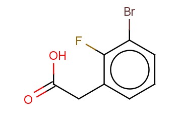 3-BROMO-2-<span class='lighter'>FLUOROPHENYLACETIC</span> ACID