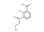 3-((1R)-1-AMINO-3-HYDROXYPROPYL)-<span class='lighter'>2-BROMOBENZOIC</span> ACID