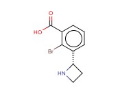 3-((2S)AZETIDIN-2-YL)-<span class='lighter'>2-BROMOBENZOIC</span> ACID