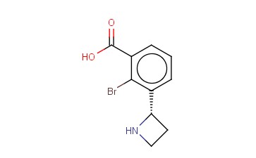 3-((2S)AZETIDIN-2-YL)-<span class='lighter'>2-BROMOBENZOIC</span> ACID