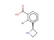 3-((2R)AZETIDIN-2-YL)-<span class='lighter'>2-BROMOBENZOIC</span> ACID