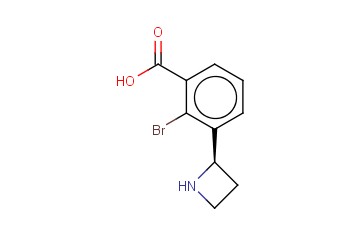 3-((2R)AZETIDIN-2-YL)-<span class='lighter'>2-BROMOBENZOIC</span> ACID