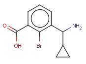 3-(AMINOCYCLOPROPYLMETHYL)-<span class='lighter'>2-BROMOBENZOIC</span> ACID