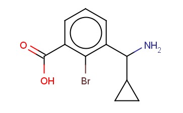 3-(AMINOCYCLOPROPYLMETHYL)-<span class='lighter'>2-BROMOBENZOIC</span> ACID