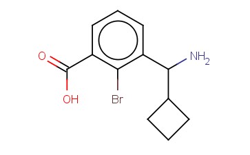 3-(AMINOCYCLOBUTYLMETHYL)-<span class='lighter'>2-BROMOBENZOIC</span> ACID