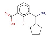 3-(AMINOCYCLOPENTYLMETHYL)-<span class='lighter'>2-BROMOBENZOIC</span> ACID