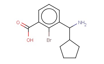 3-(AMINOCYCLOPENTYLMETHYL)-<span class='lighter'>2-BROMOBENZOIC</span> ACID