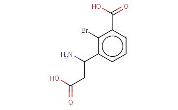3-(1-AMINO-2-CARBOXYETHYL)-<span class='lighter'>2-BROMOBENZOIC</span> ACID