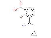 3-(1-AMINO-2-CYCLOPROPYLETHYL)-<span class='lighter'>2-BROMOBENZOIC</span> ACID