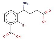 3-(1-AMINO-3-CARBOXYPROPYL)-<span class='lighter'>2-BROMOBENZOIC</span> ACID