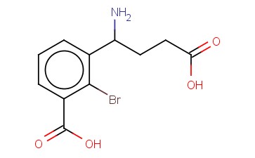 3-(1-AMINO-3-CARBOXYPROPYL)-<span class='lighter'>2-BROMOBENZOIC</span> ACID