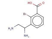3-(1,2-DIAMINOETHYL)-<span class='lighter'>2-BROMOBENZOIC</span> ACID