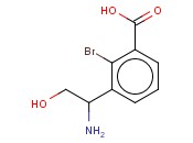3-(1-AMINO-2-HYDROXYETHYL)-<span class='lighter'>2-BROMOBENZOIC</span> ACID