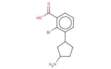 3-(3-AMINOCYCLOPENTYL)-<span class='lighter'>2-BROMOBENZOIC</span> ACID