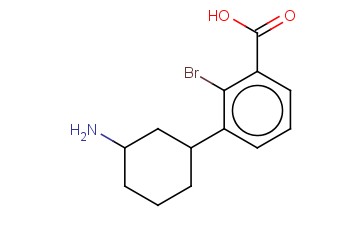 3-(3-AMINOCYCLOHEXYL)-<span class='lighter'>2-BROMOBENZOIC</span> ACID