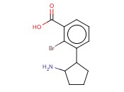 3-(2-AMINOCYCLOPENTYL)-<span class='lighter'>2-BROMOBENZOIC</span> ACID