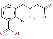 3-(2-AMINO-3-CARBOXYPROPYL)-<span class='lighter'>2-BROMOBENZOIC</span> ACID