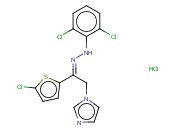 (E)-1-(5-氯-2-<span class='lighter'>噻吩</span>基-2-(1H)-咪唑-1-基)乙酮(2,6-<span class='lighter'>二氯苯</span>基)腙盐酸盐