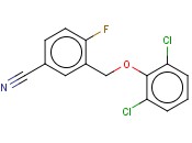 3-(2,6-DICHLOROPHENOXYMETHYL)-<span class='lighter'>4-FLUOROBENZONITRILE</span>