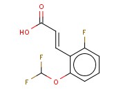 2-(DIFLUOROMETHOXY)-6-<span class='lighter'>FLUOROCINNAMIC</span> ACID