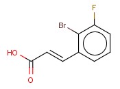 2-BROMO-3-<span class='lighter'>FLUOROCINNAMIC</span> ACID