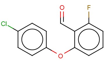 2-(4-氯苯<span class='lighter'>氧基</span>)-6-氟<span class='lighter'>苯</span><span class='lighter'>甲醛</span>
