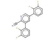 3,5-BIS(2,3-DIFLUOROPHENYL)-<span class='lighter'>2-CYANOPYRIDINE</span>