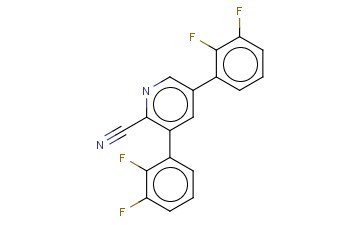 3,5-BIS(2,3-DIFLUOROPHENYL)-<span class='lighter'>2-CYANOPYRIDINE</span>