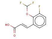2-(DIFLUOROMETHOXY)-3-<span class='lighter'>FLUOROCINNAMIC</span> ACID