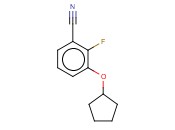 3-(CYCLOPENTYLOXY)-<span class='lighter'>2-FLUOROBENZONITRILE</span>