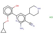 2-氨基-6-[2-(环丙基甲氧基)-6-羟基苯基]-4-(4-<span class='lighter'>哌啶</span><span class='lighter'>基</span>)-3-<span class='lighter'>吡啶</span>甲腈盐酸盐