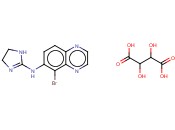 5-BROMO-N-(<span class='lighter'>4,5-DIHYDRO-1H-IMIDAZOL-2-YL</span>)-6-QUINOXALINAMINE TARTRATE