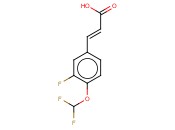 4-(DIFLUOROMETHOXY)-3-<span class='lighter'>FLUOROCINNAMIC</span> ACID