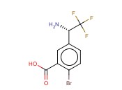 5-((1S)-1-AMINO-2,2,2-TRIFLUOROETHYL)-<span class='lighter'>2-BROMOBENZOIC</span> ACID