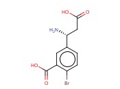 5-((1R)-1-AMINO-2-CARBOXYETHYL)-<span class='lighter'>2-BROMOBENZOIC</span> ACID