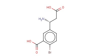 5-((1R)-1-AMINO-2-CARBOXYETHYL)-<span class='lighter'>2-BROMOBENZOIC</span> ACID