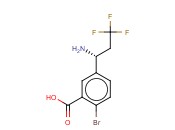 5-((1R)-1-AMINO-3,3,3-TRIFLUOROPROPYL)-<span class='lighter'>2-BROMOBENZOIC</span> ACID