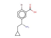 5-((1R)-1-AMINO-2-CYCLOPROPYLETHYL)-<span class='lighter'>2-BROMOBENZOIC</span> ACID