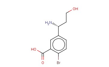 5-((1R)-1-AMINO-3-HYDROXYPROPYL)-<span class='lighter'>2-BROMOBENZOIC</span> ACID
