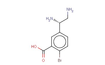 5-((1S)-1,2-DIAMINOETHYL)-<span class='lighter'>2-BROMOBENZOIC</span> ACID