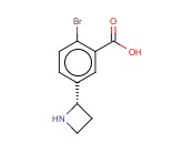 5-((2S)AZETIDIN-2-YL)-<span class='lighter'>2-BROMOBENZOIC</span> ACID