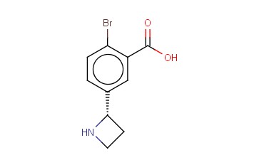 5-((2S)AZETIDIN-2-YL)-<span class='lighter'>2-BROMOBENZOIC</span> ACID