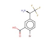5-((1R)-1-AMINO-2,2,2-TRIFLUOROETHYL)-<span class='lighter'>2-BROMOBENZOIC</span> ACID