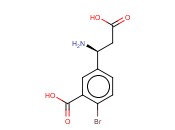5-((1S)-1-AMINO-2-CARBOXYETHYL)-<span class='lighter'>2-BROMOBENZOIC</span> ACID