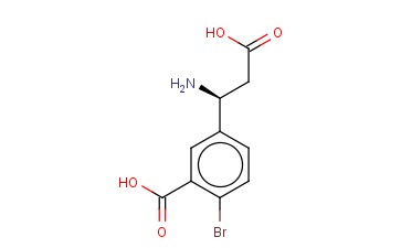 5-((1S)-1-AMINO-2-CARBOXYETHYL)-<span class='lighter'>2-BROMOBENZOIC</span> ACID