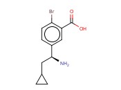 5-((1S)-1-AMINO-2-CYCLOPROPYLETHYL)-<span class='lighter'>2-BROMOBENZOIC</span> ACID
