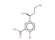 5-((1S)-1-AMINO-3-HYDROXYPROPYL)-<span class='lighter'>2-BROMOBENZOIC</span> ACID
