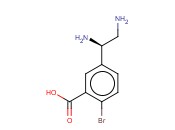 5-((1R)-1,2-DIAMINOETHYL)-<span class='lighter'>2-BROMOBENZOIC</span> ACID
