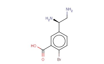 5-((1R)-1,2-DIAMINOETHYL)-<span class='lighter'>2-BROMOBENZOIC</span> ACID